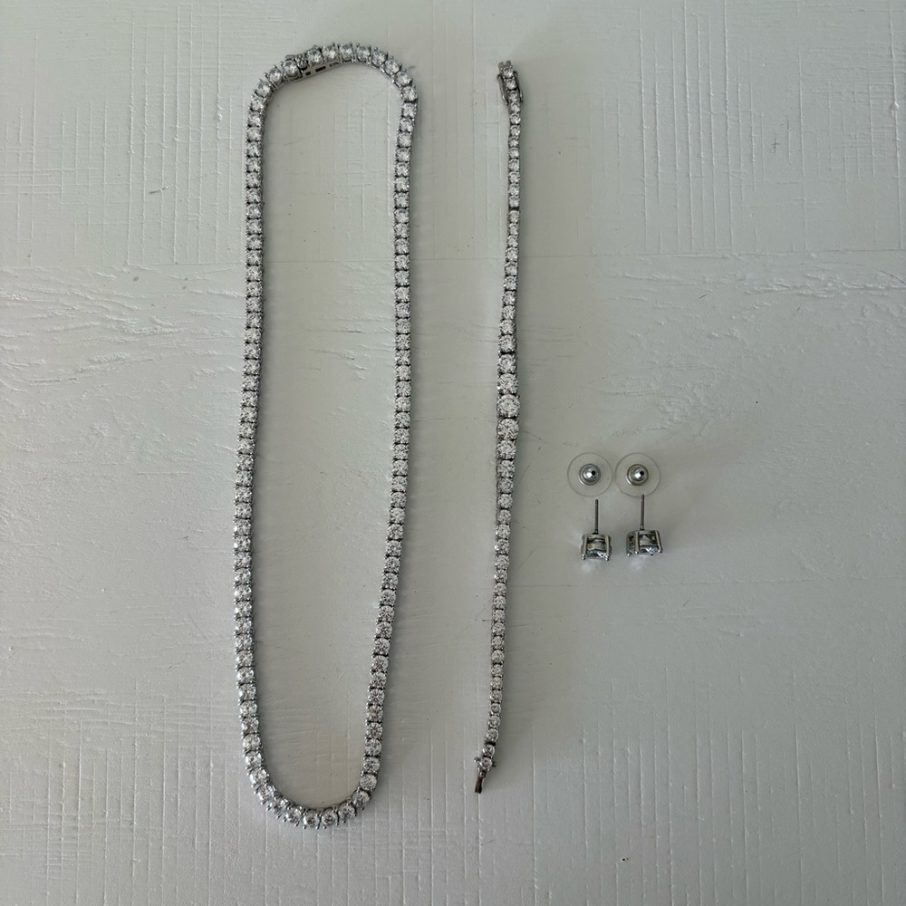 Nordstrom Cubic Zirconia Tennis Jewelry Set